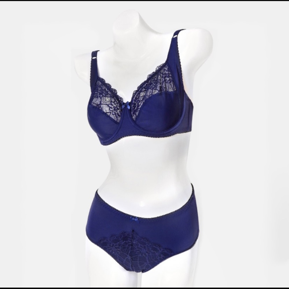 (NEW) Lace Bra & Underwear Set 34D -underwear L, lingerie,wire bra,women,teens